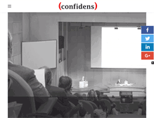 Tablet Screenshot of confidens-redaction.fr